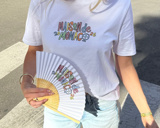The summer t-shirt + hand fan