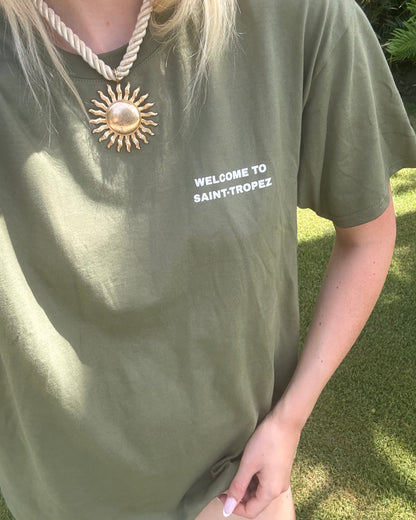 T-shirt Bienvenue à Saint-Tropez