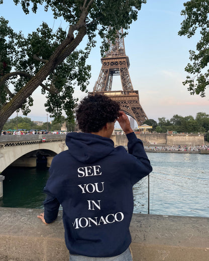 Le sweat à capuche « See you in Monaco »