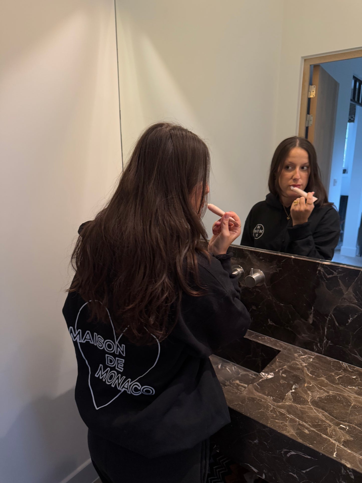 The black Amore hoodie