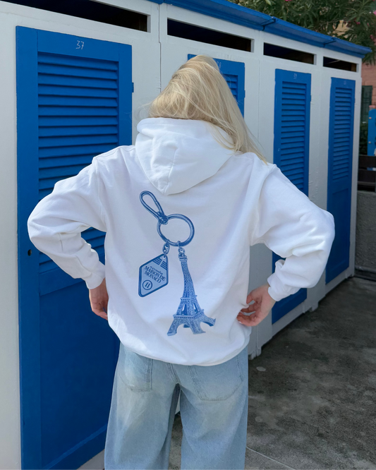Le sweat à capuche Paris