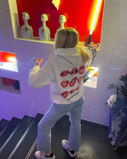 Le sweat à capuche Lucky Lips