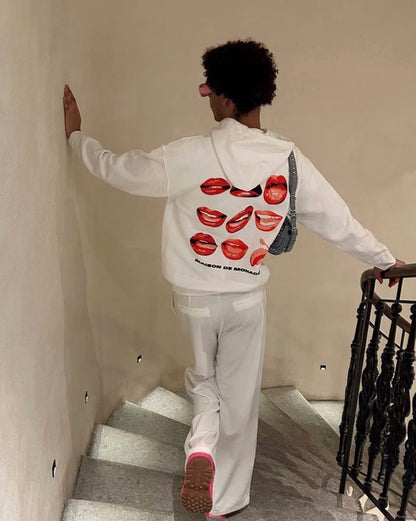 Le sweat à capuche Lucky Lips