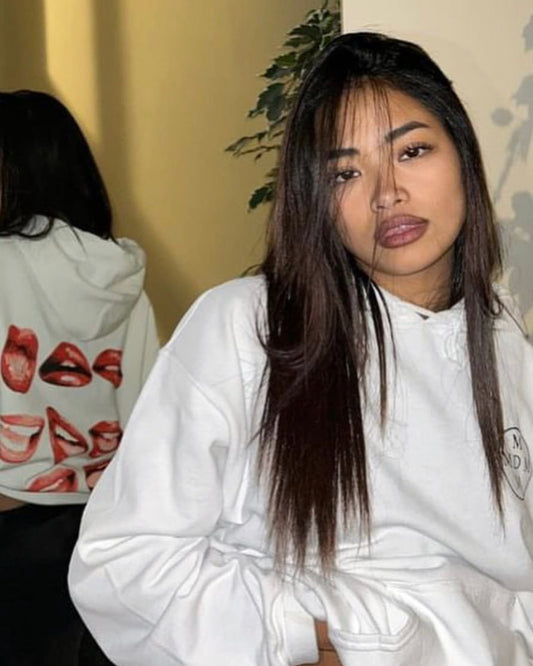 Le sweat à capuche Lucky Lips