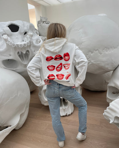 Le sweat à capuche Lucky Lips