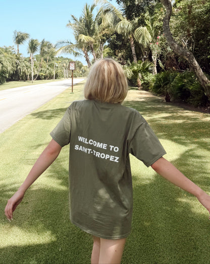 T-shirt Bienvenue à Saint-Tropez