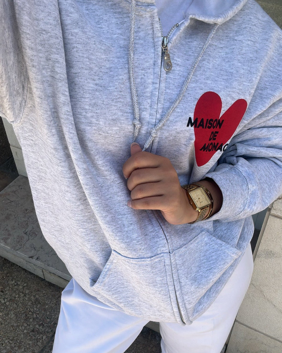 Le zip-up Amore